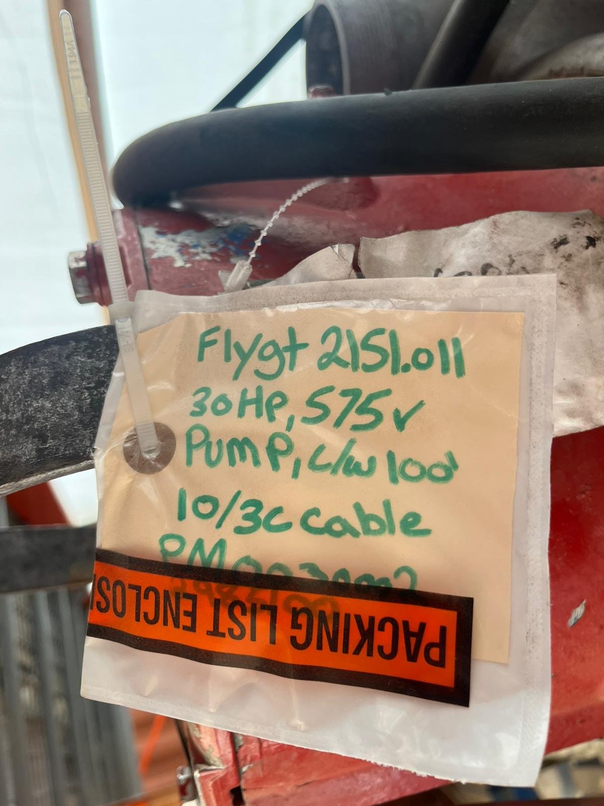 Flygt 2151.011 Submersible Pump 4 inche Discharge 30HP - Image 3